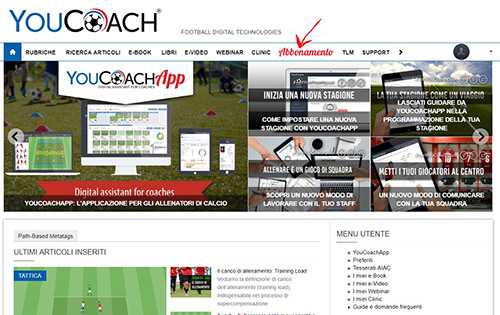 Home Page YouCoach