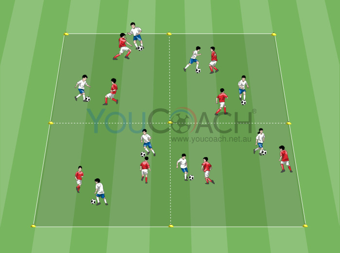 Coerver Coaching: The drag push