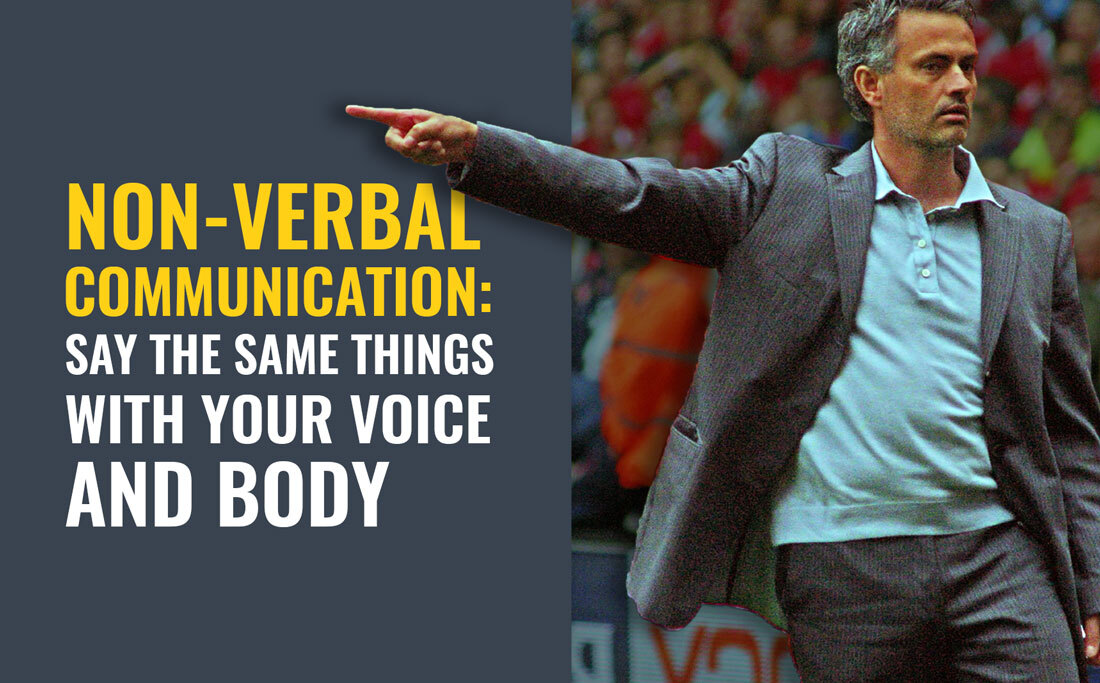 Non-verbal communication and coherence: say the same things with your voice and body