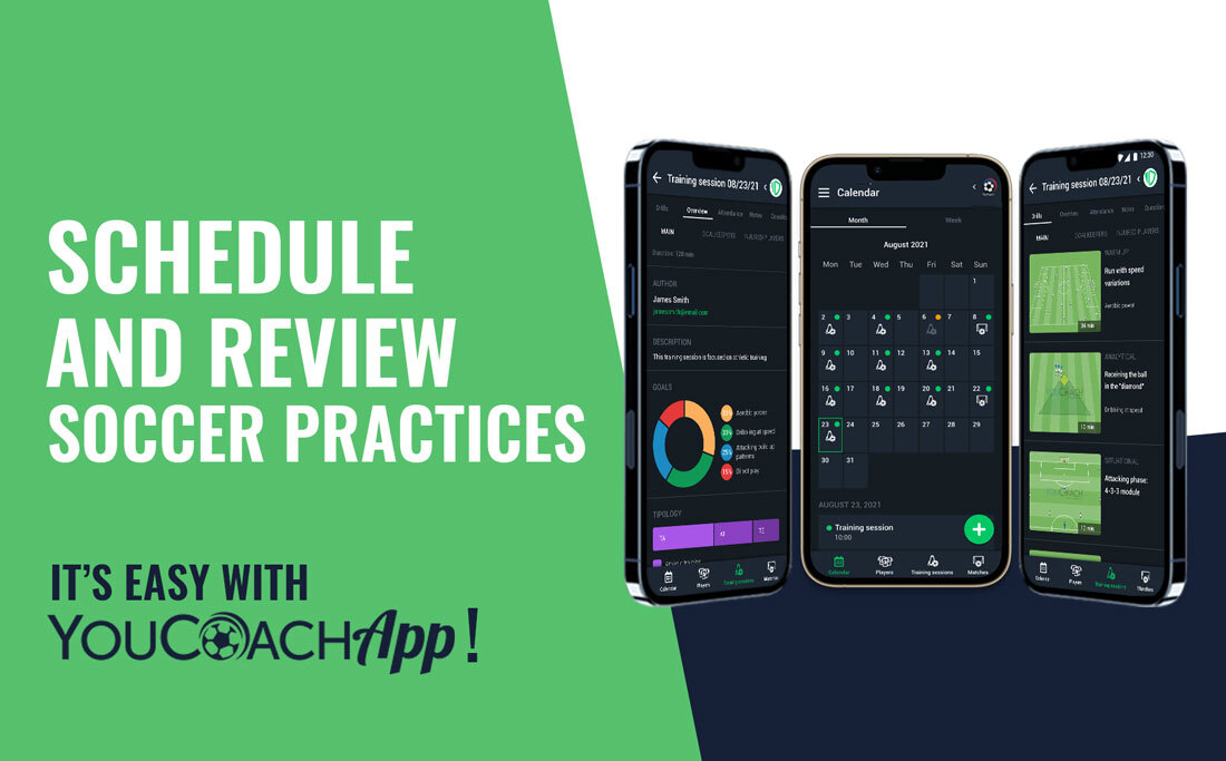 How to schedule and review training sessions: from calendar to field, all in one app