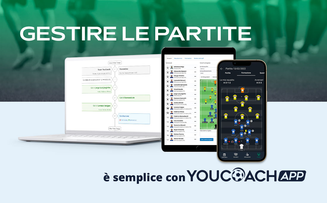 Come gestire le partite con YouCoachAPP Come gestire le partite con YouCoachAPP