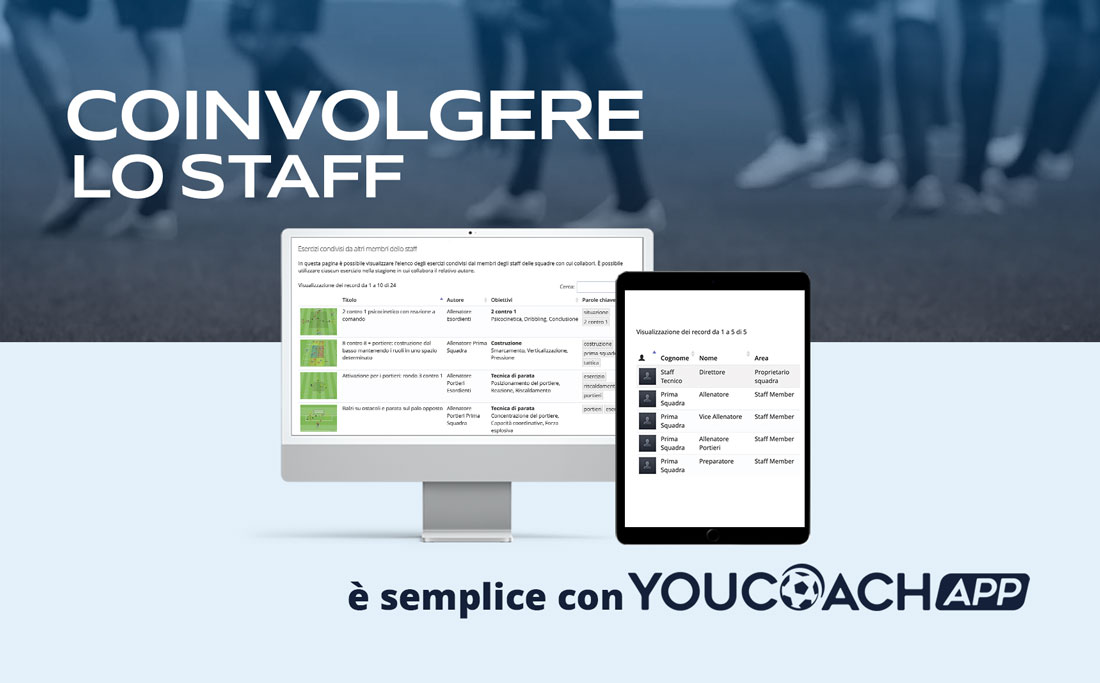 Come gestire lo staff con YouCoachAPP