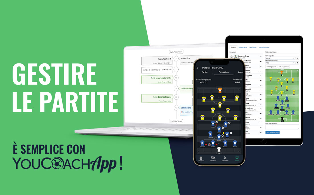 Come gestire le partite con YouCoachApp Come gestire le partite con YouCoachApp